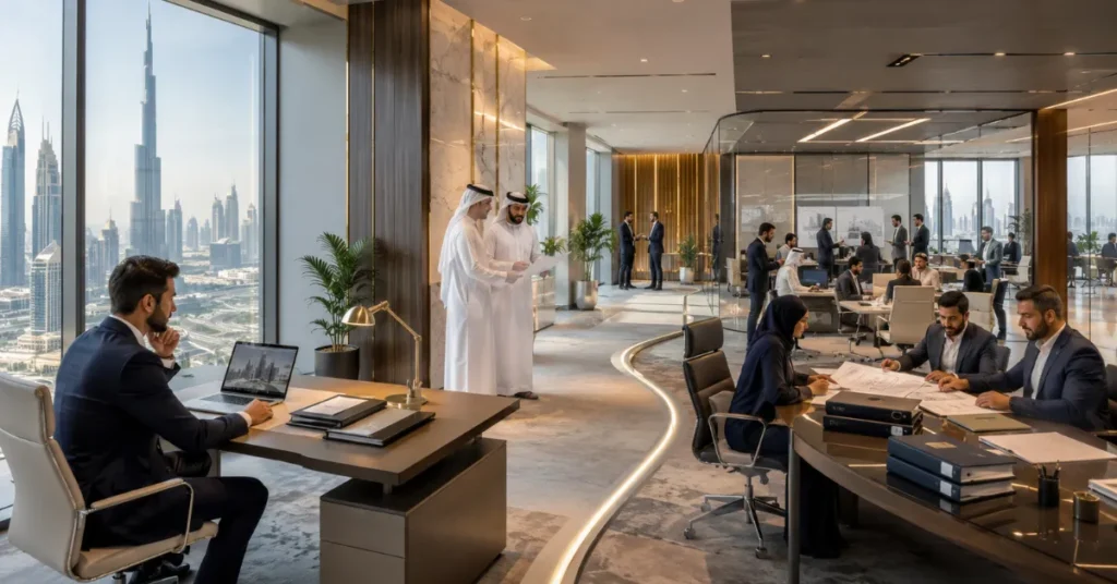 UAE consultant liability comparison showing personal exposure in a sole establishment and stronger legal separation through an LLC.