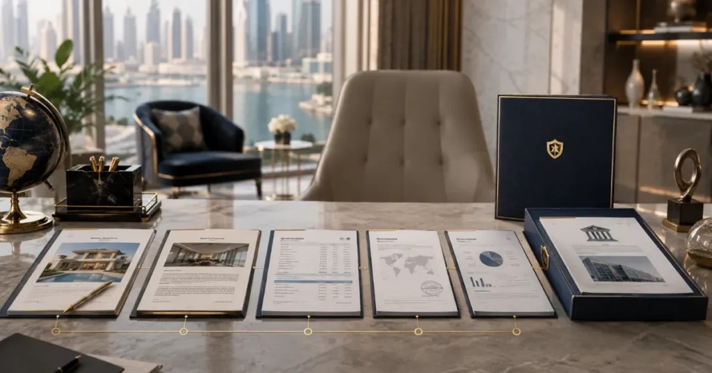 UAE bank source of funds evidence trail showing original proceeds, bank receipt, transfer documentation and investment into a corporate account.