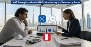VAT Deregistration in UAE guide covering mandatory and voluntary VAT deregistration rules, FTA compliance, and business tax obligations.