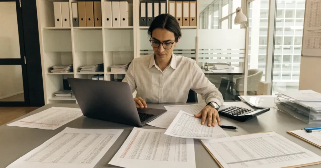 Professional VAT Error Correction through VAT Return Adjustment with accounting records and tax documentation.