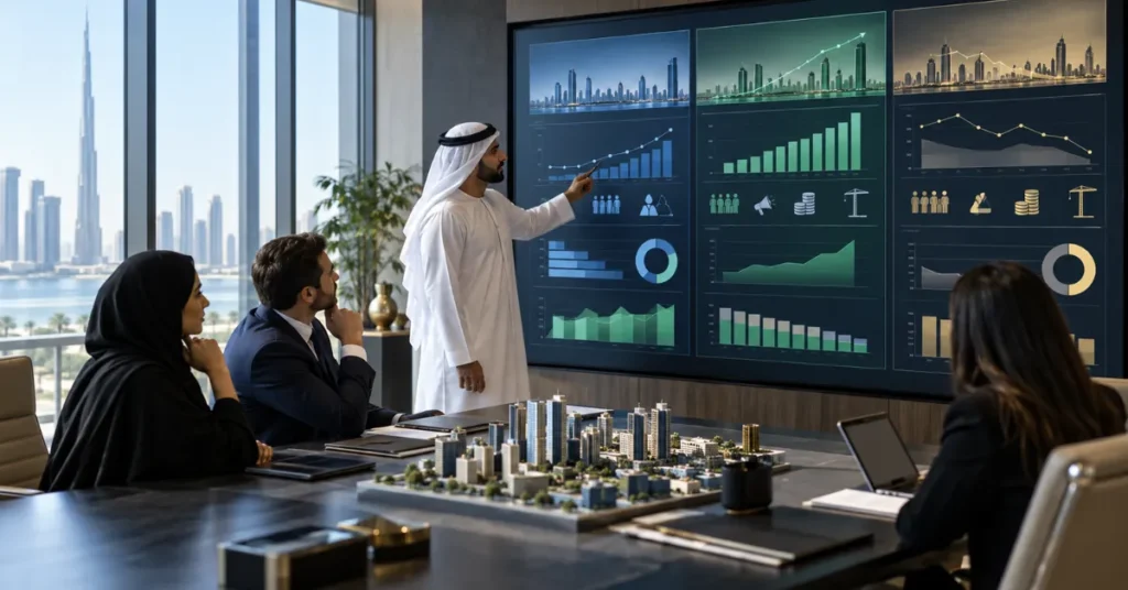 UAE SME cash-flow planning showing receivables, supplier payments, payroll, cash reserves and expansion costs.
