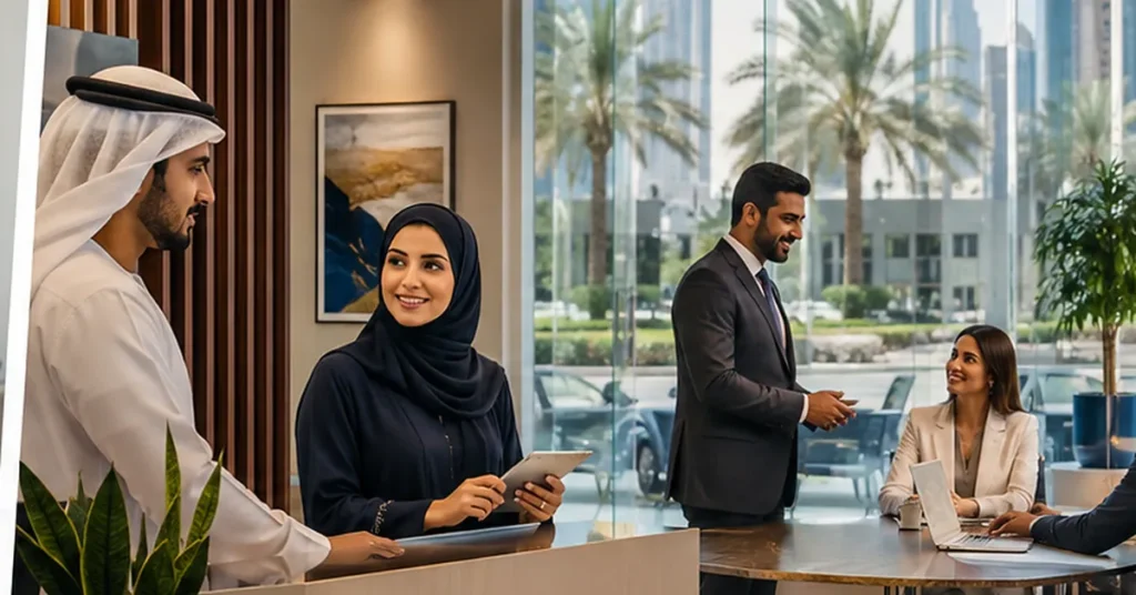 UAE consultant business models comparing a solo international consultant, local management consultancy and growing technology consulting team.
