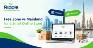 Image of ree Zone vs Mainland for a Small Online Store in the UAE