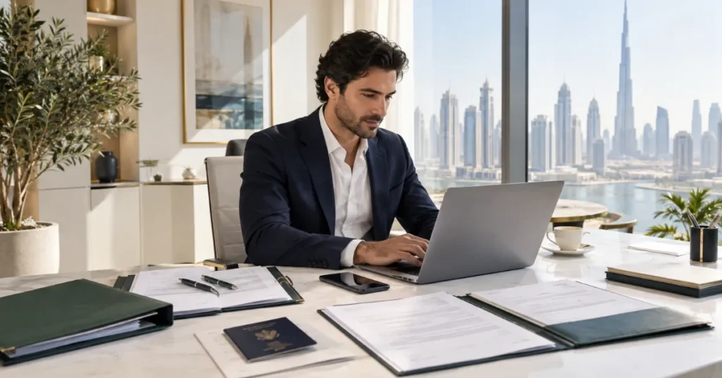 UAE one-visa business growth planning showing future employee visas, office expansion, company records and long-term setup strategy.
