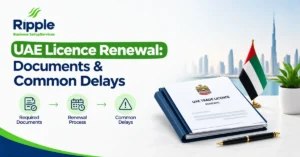Image of UAE Licence Renewal documents and common delays