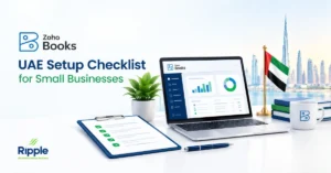 Image of Zoho Books UAE Setup checklist for small businesses