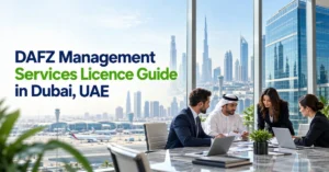 Image of DAFZ Management Services licence guide for company formation in Dubai, UAE