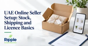 Image of UAE Online Seller Setup for stock, shipping and e-commerce licensing