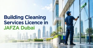 Image of Building Cleaning Services Licence in JAFZA Dubai for a commercial cleaning business