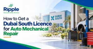 Image of Auto Mechanical Repair workshop licence and business setup in Dubai South Free Zone, UAE.
