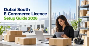 Image of Dubai South e-commerce licence setup guide in the UAE