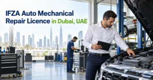Image of IFZA Auto Mechanical Repair Licence in Dubai, UAE