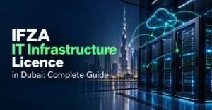 Image of IFZA IT Infrastructure licence in Dubai for IT company formation and technology business setup.