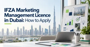 Image of IFZA Marketing Management Licence application and marketing company setup in Dubai