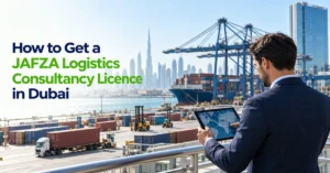 Image of JAFZA Logistics Consultancy licence and company setup in Dubai