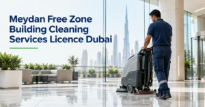 Image of Meydan Free Zone Building Cleaning Services licence for starting a cleaning company in Dubai