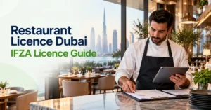 Image of Restaurant Licence Dubai guide for IFZA business setup and restaurant licensing in the UAE