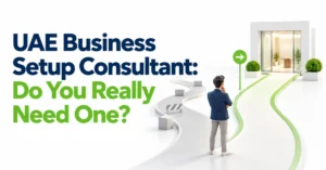 Image of UAE Business Setup Consultant explaining UAE company formation and licensing options